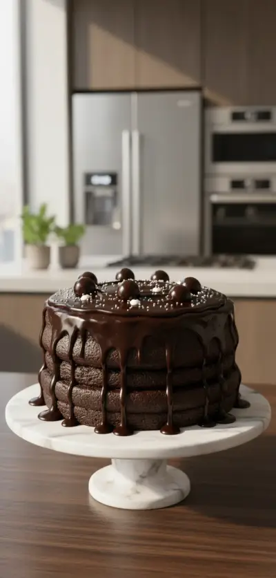 Black Velvet Cake – Dark, Moist Dessert