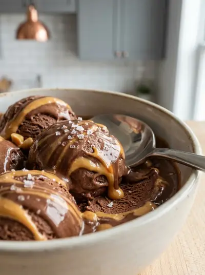 Chocolate Peanut Butter Ice Cream