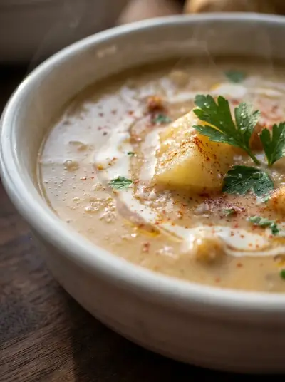 Creamy Cajun Potato Soup - Warm & Spicy