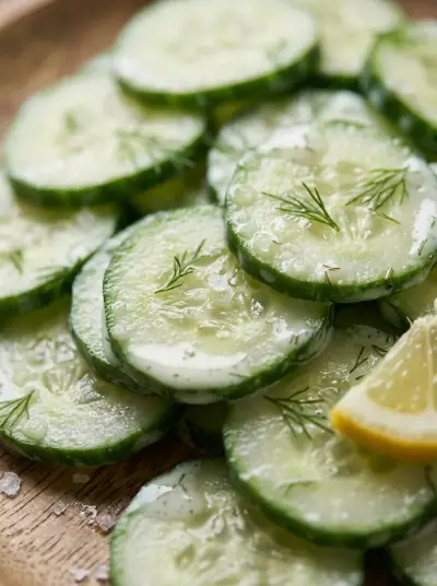 Creamy German Cucumber Salad – Refreshing Summer Side