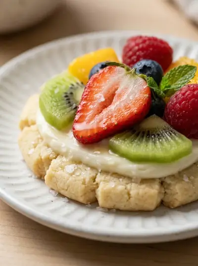 Easy Fruit Pizza Cookies