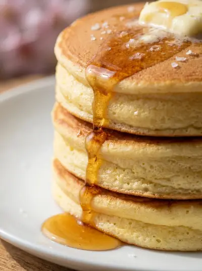 Japanese Fluffy Pancakes – Light & Airy Breakfast