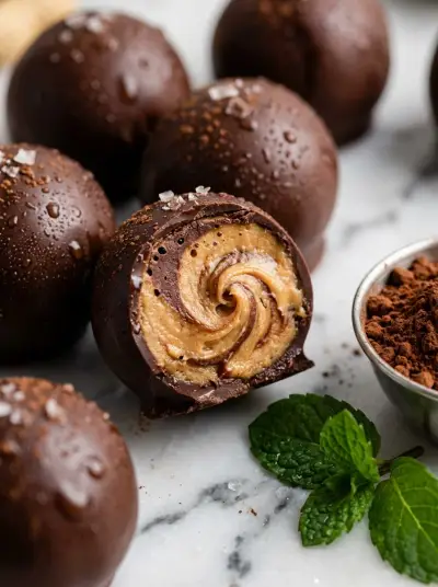 Keto Peanut Butter Chocolate Fat Bombs