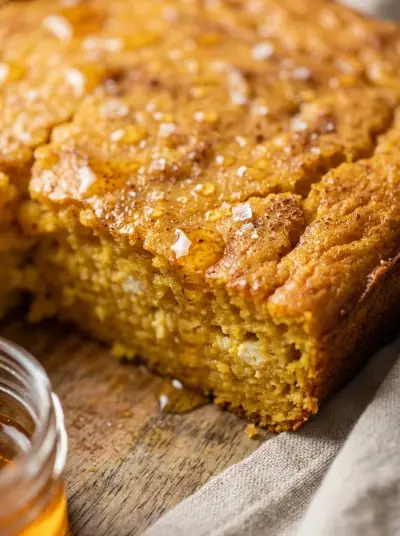 Pumpkin Cottage Cheese Bake - Easy Snack