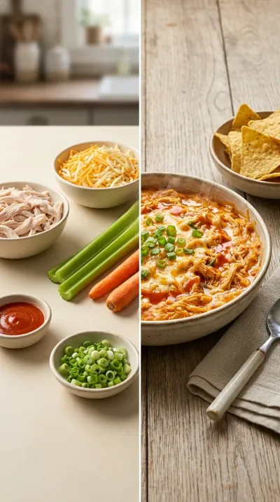 Buffalo Chicken Dip – Best Easy Party Recipe - ready to serve