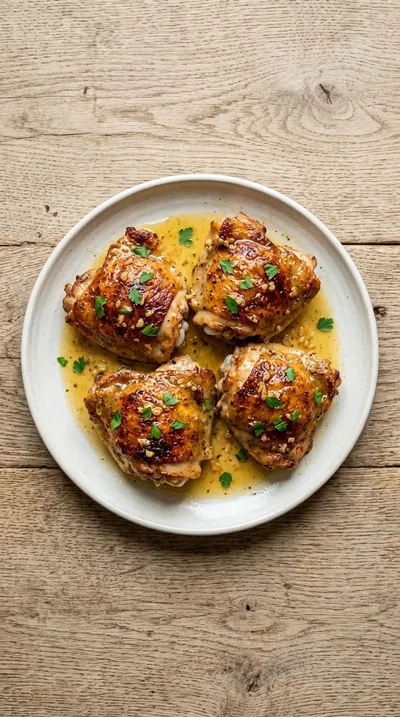 Oven Baked Chicken Thighs – Easy, Juicy, and Delicious - cooking process