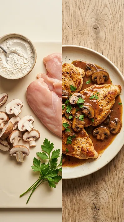 Super Easy Chicken Marsala Recipe - ready to serve