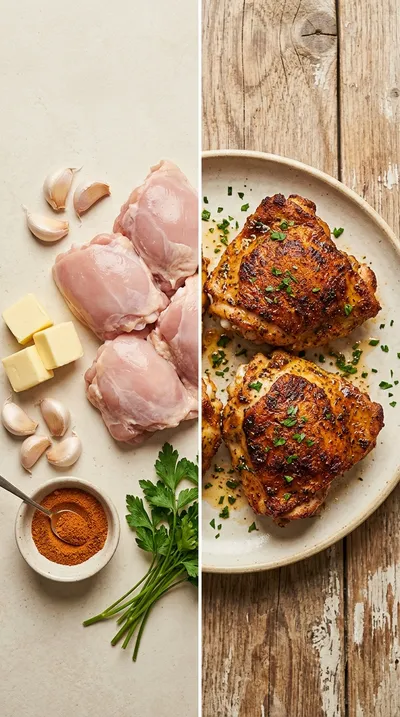 Old Bay Chicken Thighs – Delicious & Easy - ready to serve