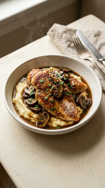 Super Easy Chicken Marsala Recipe