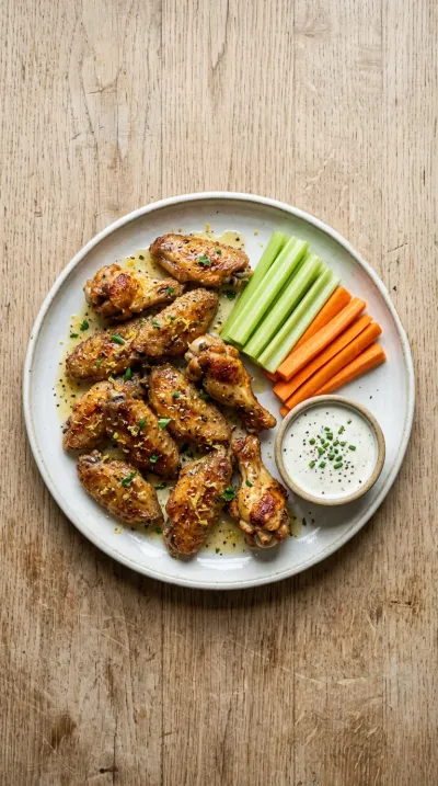 Air Fryer Lemon Pepper Chicken Wings - cooking process