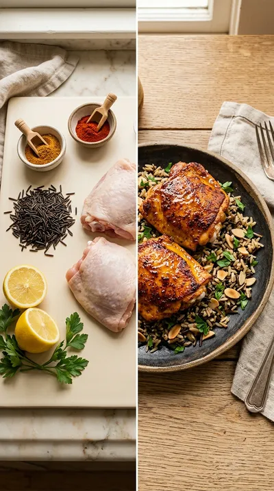 Old Bay Chicken Thighs Recipe - ready to serve