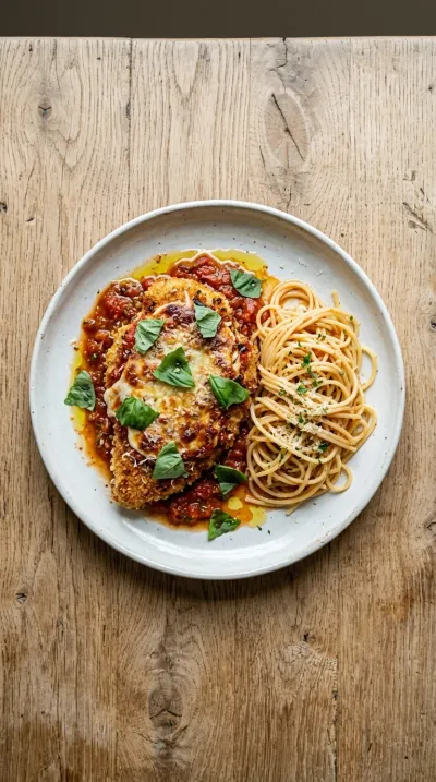 Crispy Chicken Parmesan – Restaurant Style - cooking process