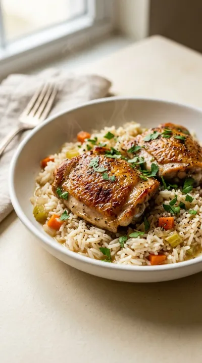 Ultimate Chicken Thighs and Rice Recipe for Busy Nights