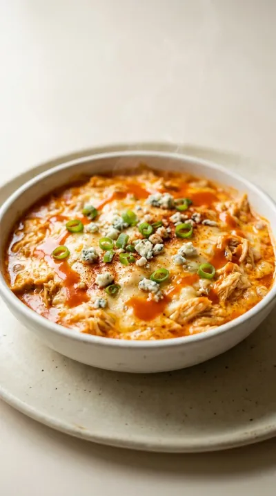 Crockpot Buffalo Chicken Dip