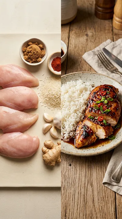 Brown Sugar Garlic Chicken Breasts Recipe - ready to serve
