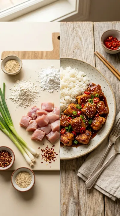 Homemade General Tso Chicken – Crunchy Sweet & Spicy - ready to serve
