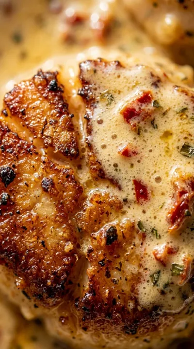 Creamy Tuscan Chicken with Spinach & Sun-Dried Tomatoes - ingredients preparation