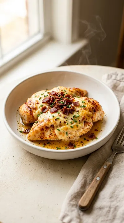 Million Dollar Baked Chicken Breast with Turkey Bacon