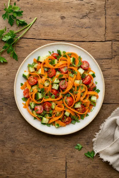 Classic Carrot Summer Salad - ready to serve