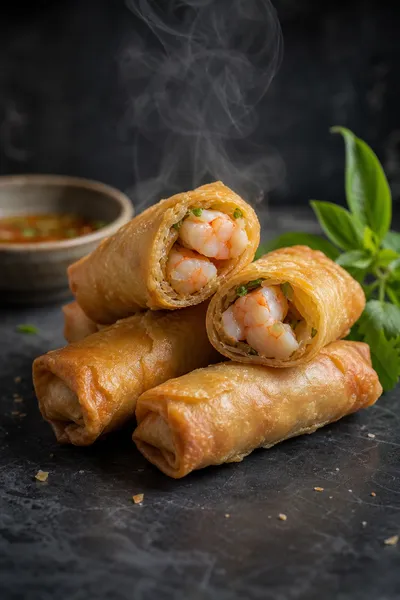 Thai Shrimp Spring Rolls – Flavor-Packed & Golden