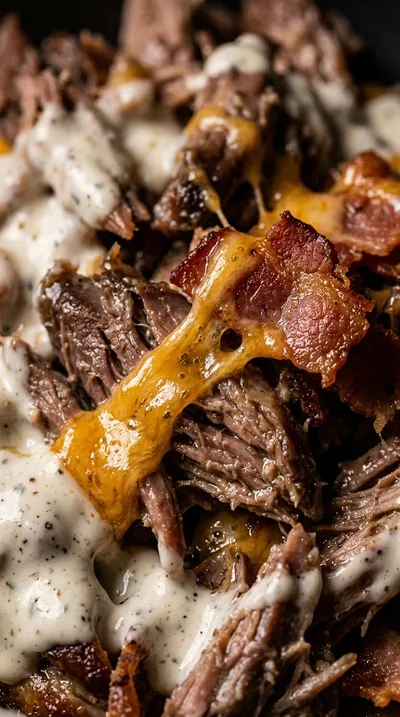 Crockpot Ranch Turkey Bacon Cheddar Crack Chicken - ingredients preparation