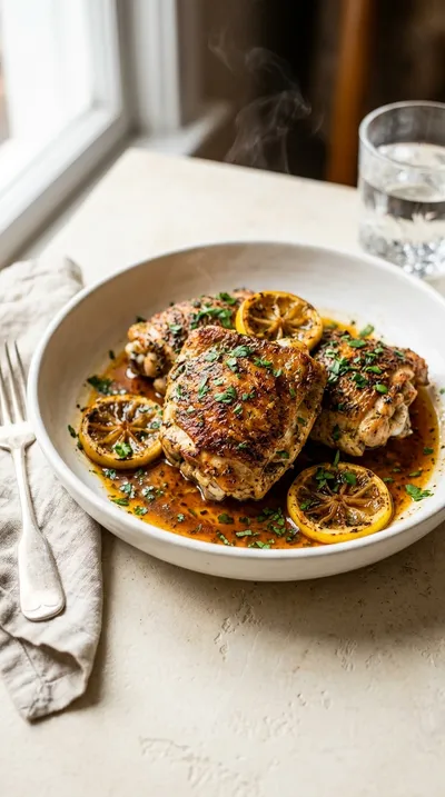 Oven Baked Chicken Thighs Recipe