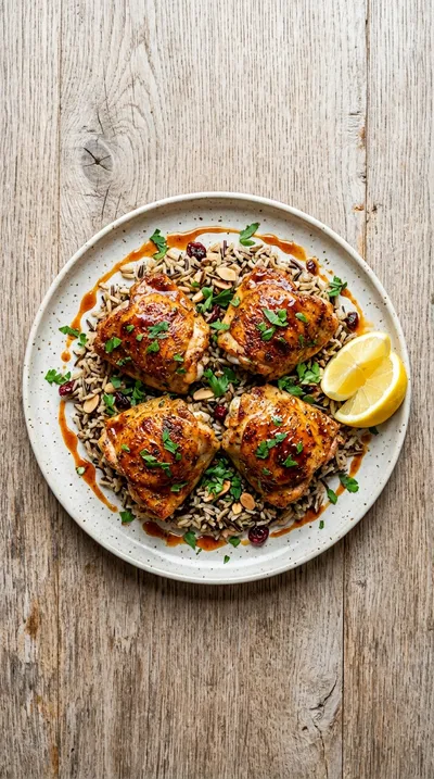 Old Bay Chicken Thighs Recipe - cooking process