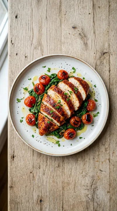 Juicy Air Fryer Chicken Breast (Never Dry) - cooking process
