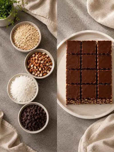 Healthy No-Bake Brookie Fudge Recipe - ready to serve