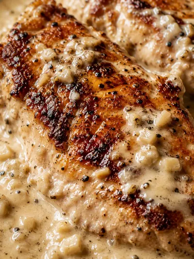Creamy Garlic Chicken With Mashed Potatoes - ingredients preparation
