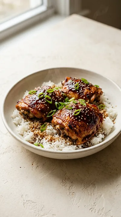 Crispy Hoisin Chicken Thighs Recipe