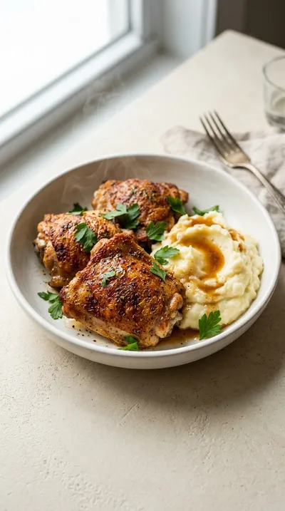 Crispy Air Fryer Chicken Thighs