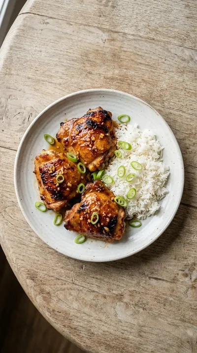 Honey Garlic Chicken Thighs – Easy Flavorful Dinner - ingredients preparation