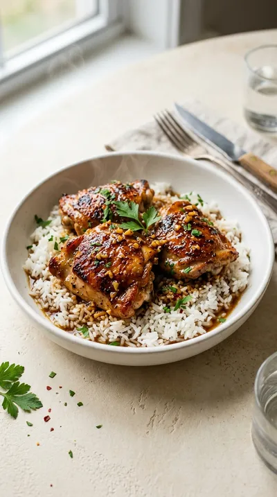 Honey Garlic Chicken Thighs – Easy Weeknight Dinner