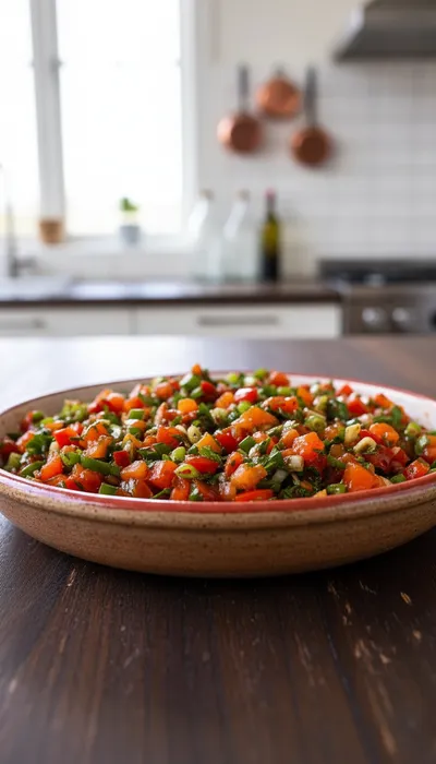Acili Ezme Salata – Spicy Turkish Salad