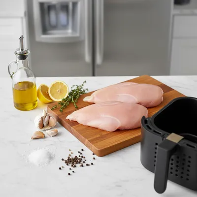 Air Fryer Chicken Breasts – Quick & Juicy Recipe - cooking process