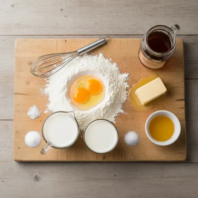 American Pancakes - Fluffy Breakfast Favorite - cooking process