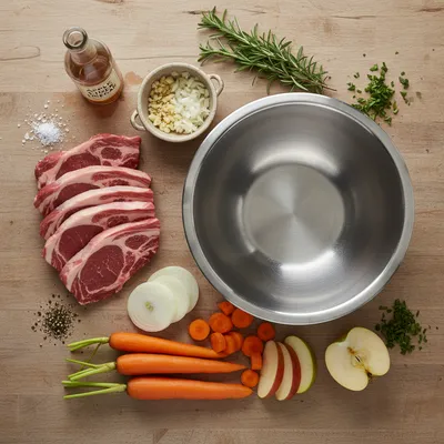 Apple Cider Pulled Lamb – Easy Crockpot Recipe - cooking process