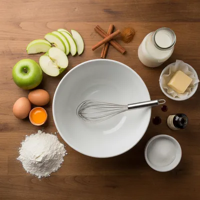 Apple Cinnamon Crepes – Cozy Morning Recipe - cooking process