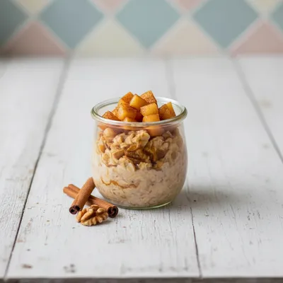 Apple Cinnamon Overnight Oats