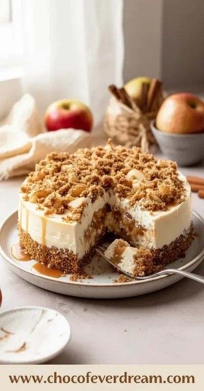 Apple Crumble Cheesecake Recipe
