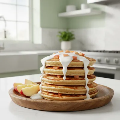 Apple Yogurt Pancakes – Quick & Easy Breakfast