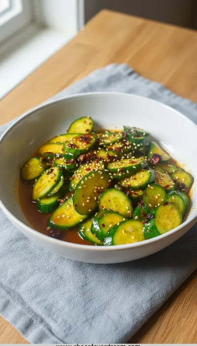 Asian Cucumber Salad – Easy Fresh Snack