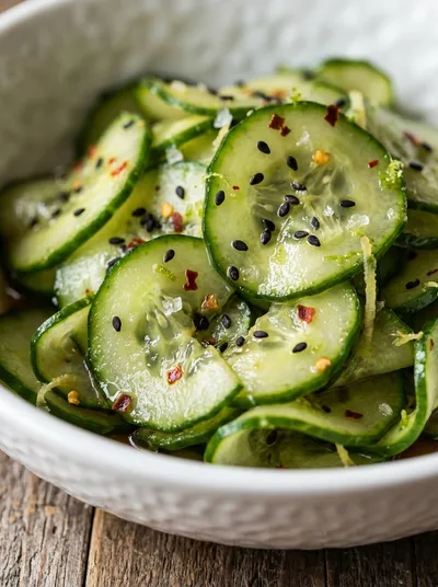 Asian Cucumber Salad – 5 Ingredients