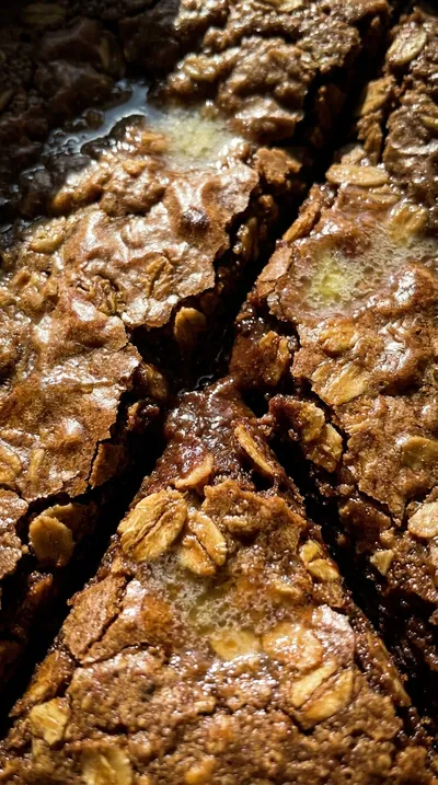 Brookies – Chewy Chocolate Cookie Brownies - ingredients preparation