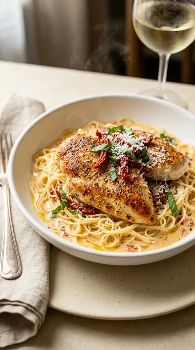 Marry Me Chicken: Creamy Sun‑Dried Tomato Skillet