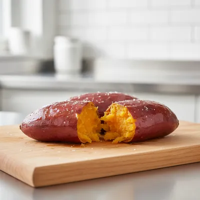 Baked Japanese Sweet Potatoes (Yaki Imo) Recipe