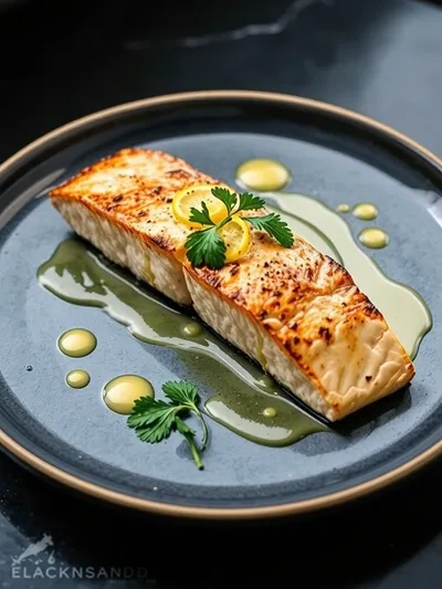 Baked Lemon Garlic Butter Salmon - cooking process