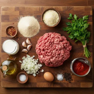 Baked Meatballs – Authentic Italian Recipe - cooking process