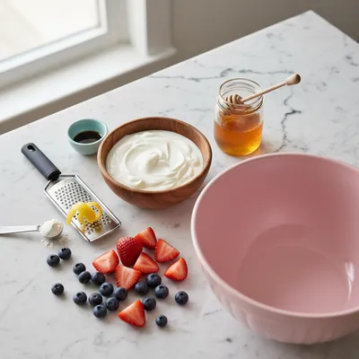Baked Yogurt – Healthy Dessert Recipe - cooking process